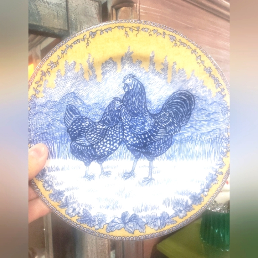 Chicken China plate